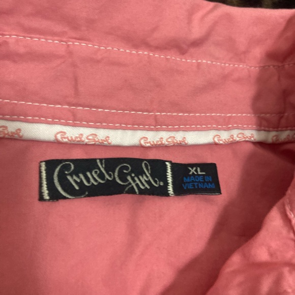 Cruel girl long sleeve button down shirt - Picture 2 of 2